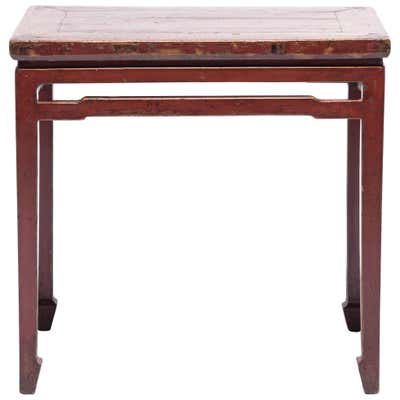 Chinese Square Display Table with Scroll Corners, circa 1850 For Sale ...