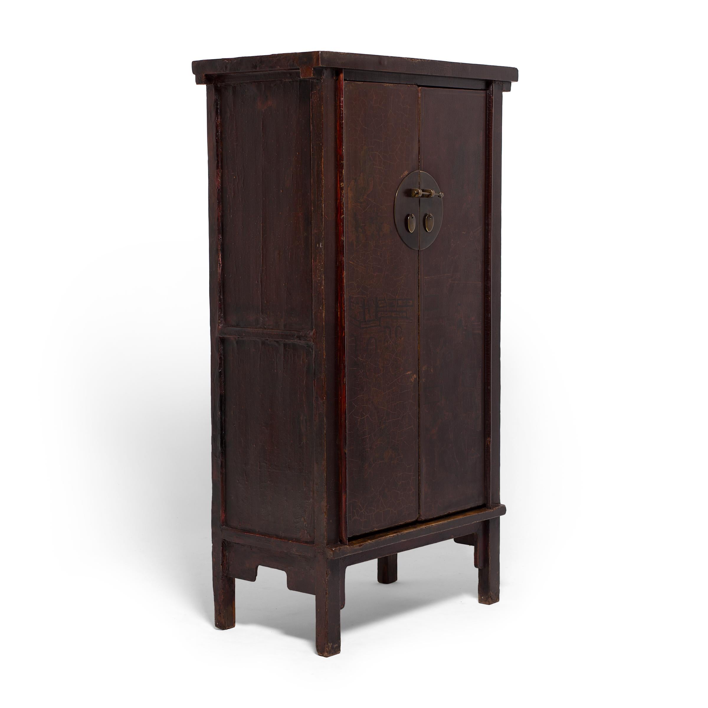 Chinese Painted Scholars' Cabinet, c. 1850 In Good Condition In Chicago, IL