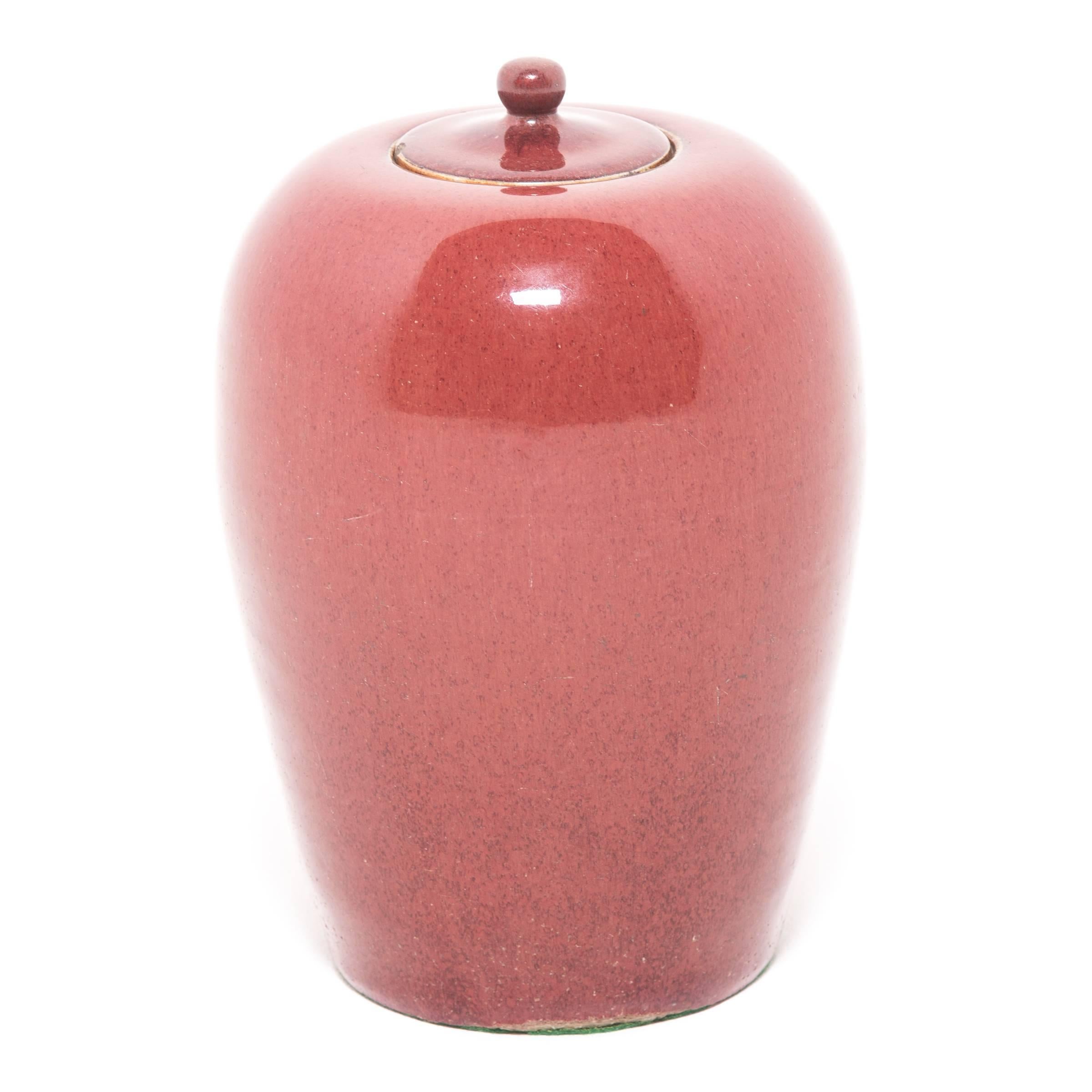 Qing 19th Century Chinese Peach Blossom Ginger Jar