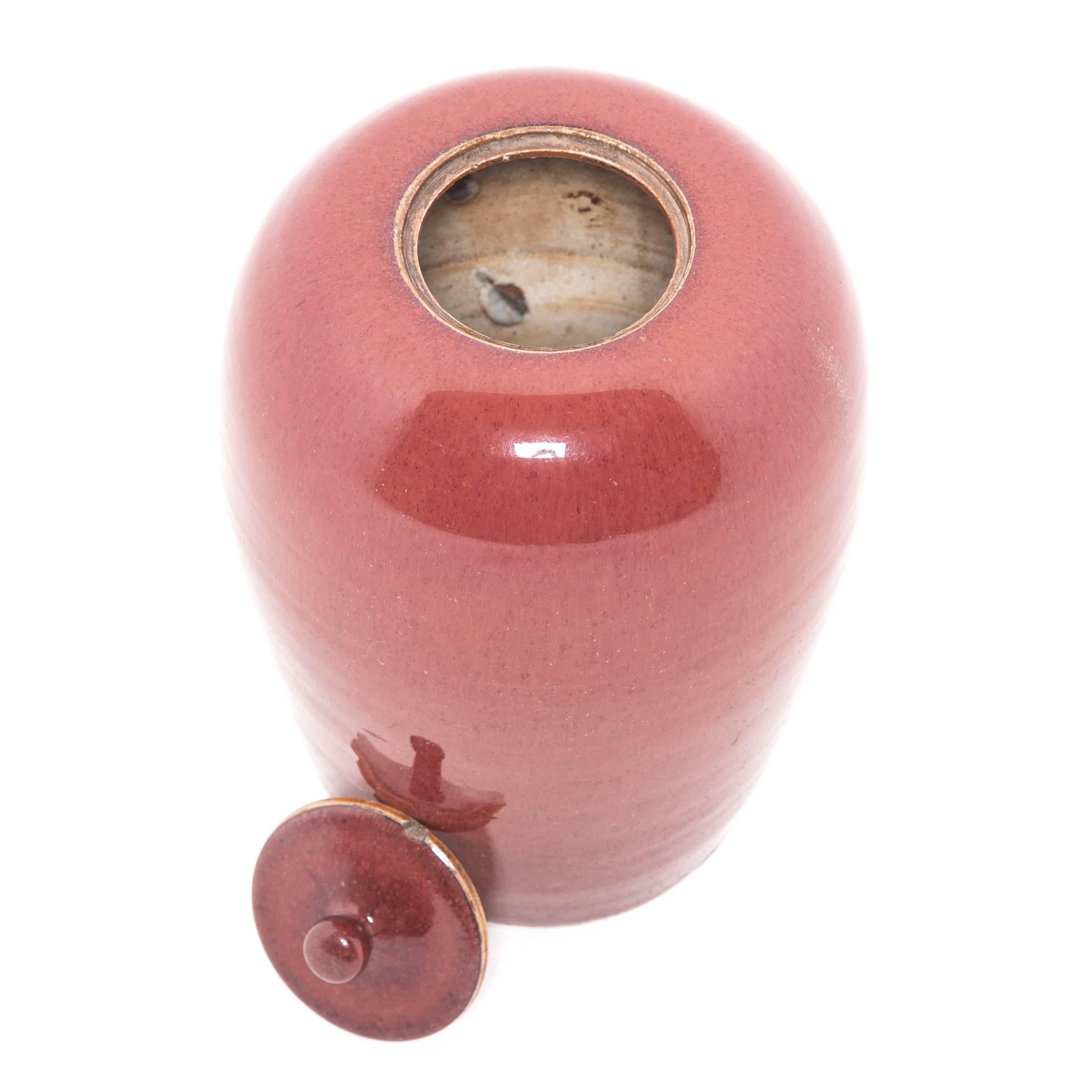 Porcelain 19th Century Chinese Peach Blossom Ginger Jar