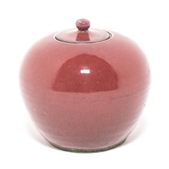 19th Century Chinese Peach Blossom Melon Ginger Jar