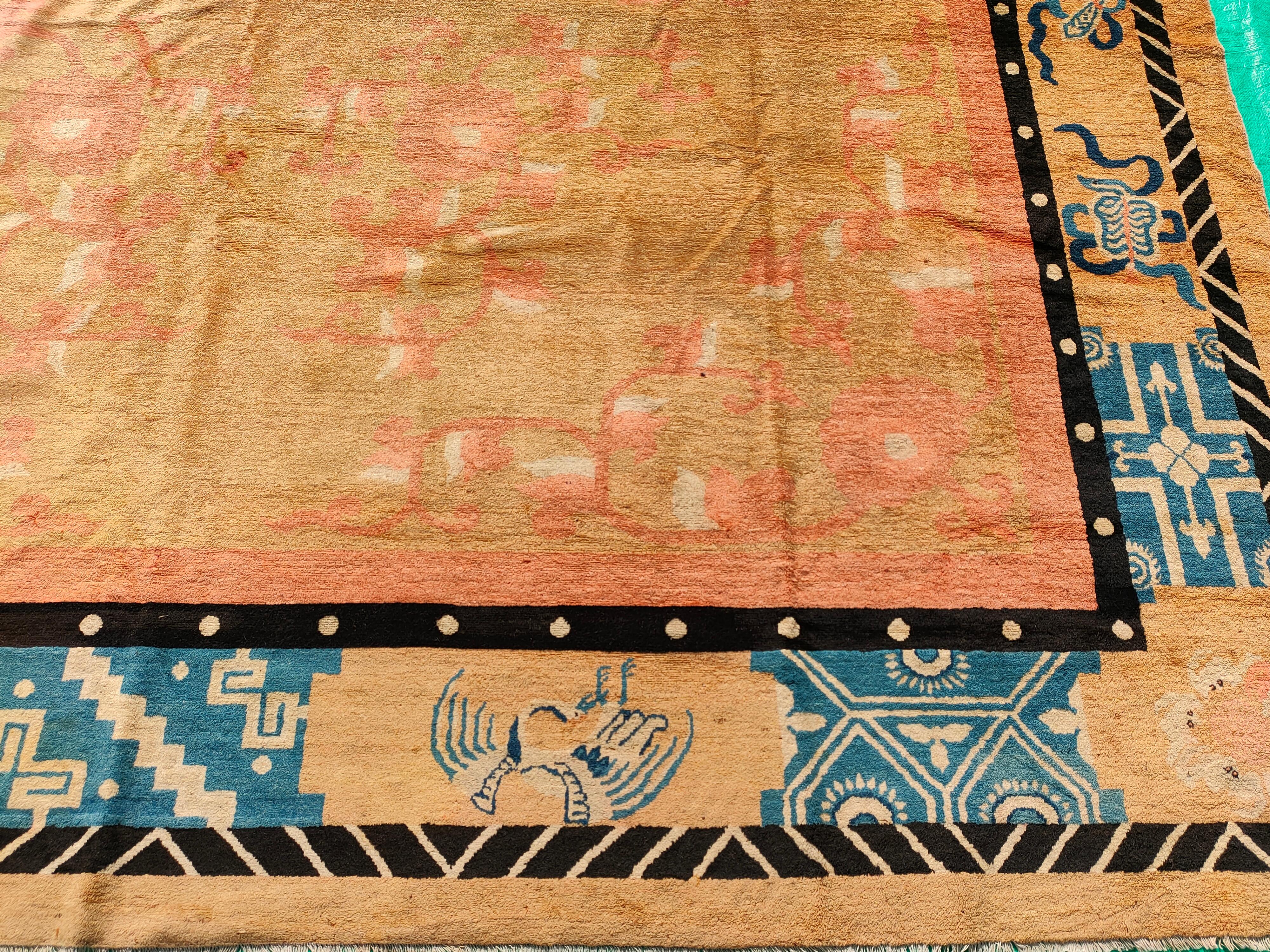 19th Century Chinese Peking Carpet ( 10' x 11'6