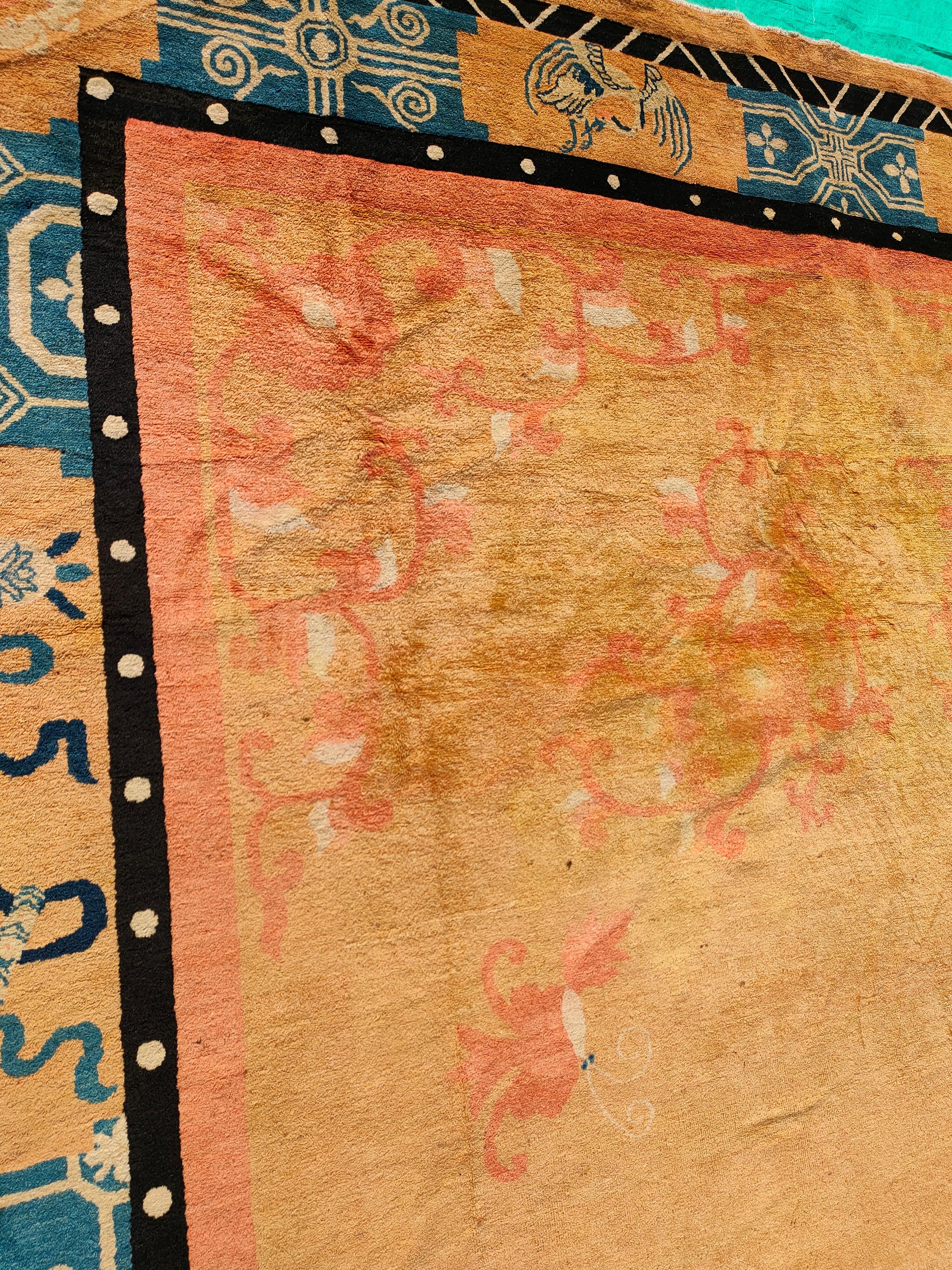 19th Century Chinese Peking Carpet ( 10' x 11'6