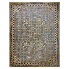 Tapis de Pékin chinois du 19ème siècle ( 12'10" x 17' - 391 x 518 )