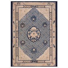 Tapis Pékin du 19e siècle (#}6' 2" x 8' 6" - 188 x 259 )