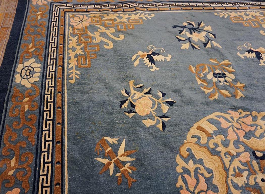  19th Century Chinese Peking Carpet ( 9' x 11'6