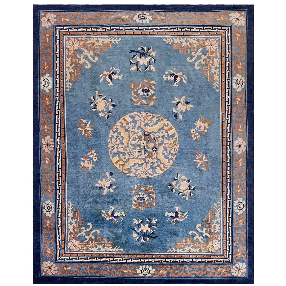  19th Century Chinese Peking Carpet ( 9' x 11'6" - 275 x 350 ) For Sale