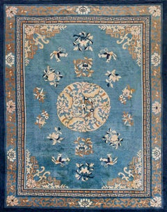 Alfombra china de Pekín del siglo XIX ( 9' x 11'6" - 275 x 350 )
