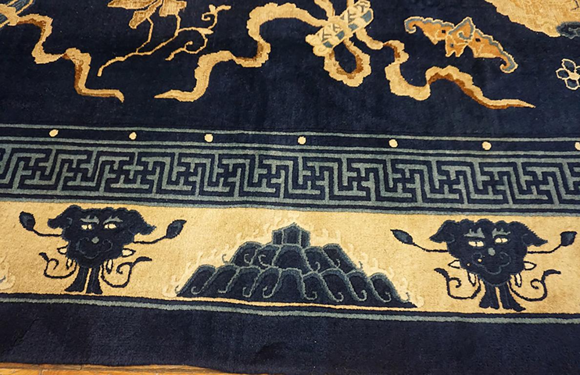 Noué à la main Tapis chinois de Pékin du 19e siècle en vente