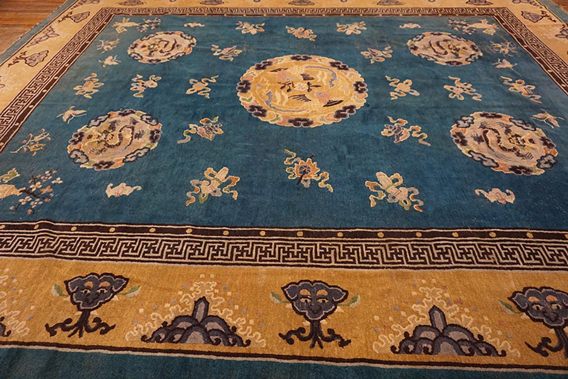 Noué à la main Tapis chinois de Pékin du 19e siècle en vente