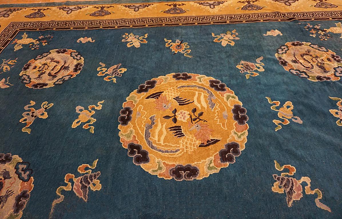 Tapis chinois de Pékin du 19e siècle en vente 1