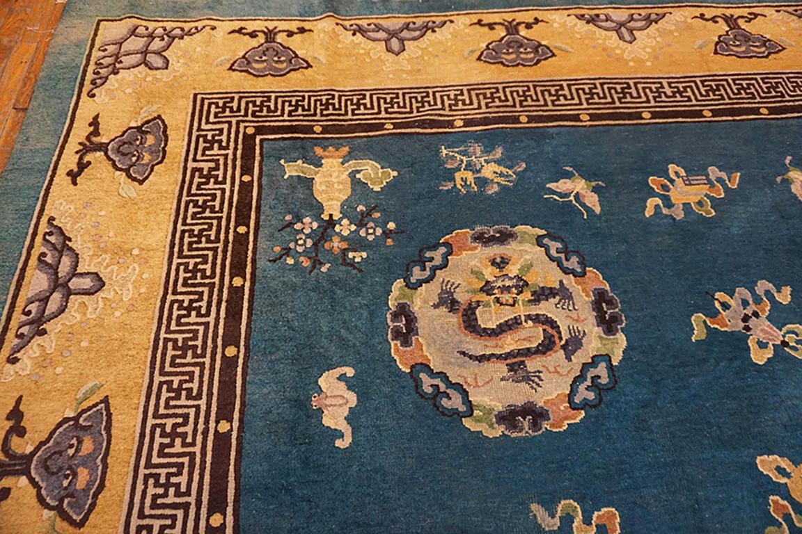Tapis chinois de Pékin du 19e siècle en vente 2