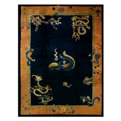 Chinesischer Drachen-Phoenix-Teppich des 19. Jahrhunderts aus Peking (10'2'' x 13'5'' - 310 x 410)