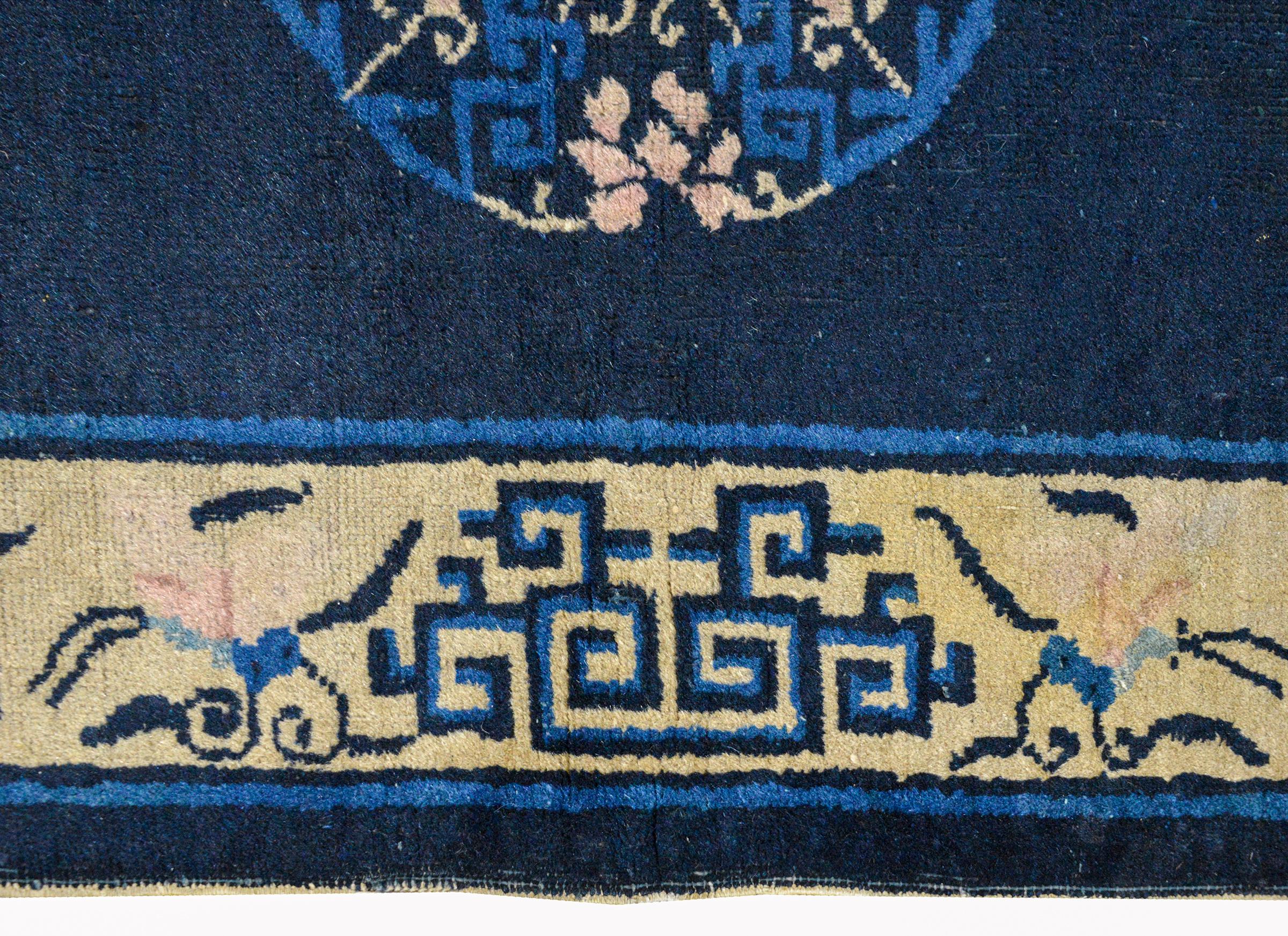 Wool 20th Century Chinese Peking Rug For Sale