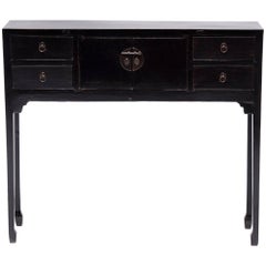 19th Century Chinese Petite Altar Console Table