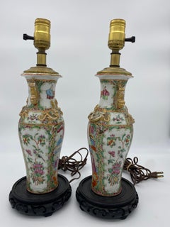 19th Century Chinese Porcelain Vase Lamp