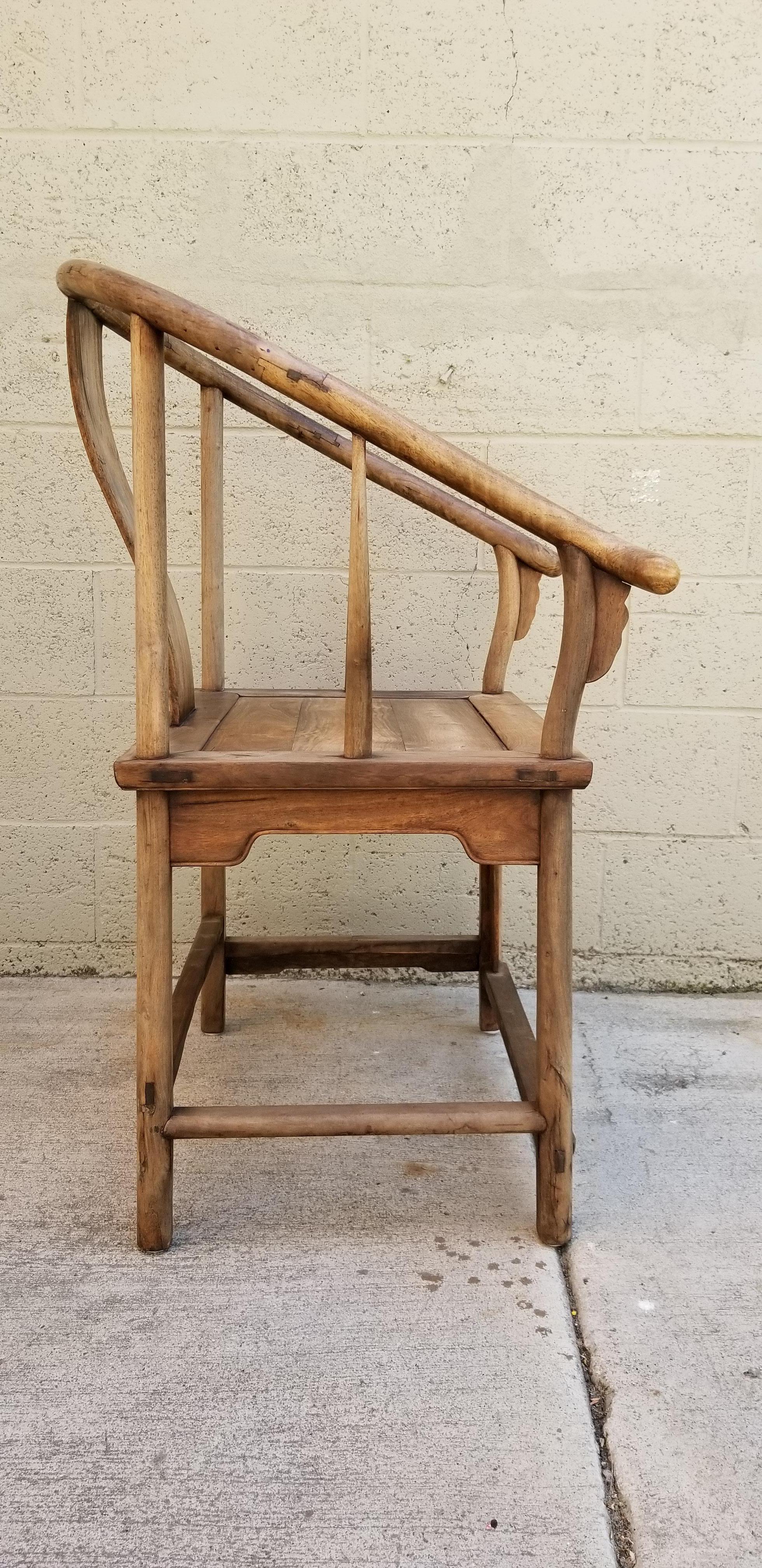 19th Century Chinese Qing Dynasty Chair In Good Condition In Fulton, CA