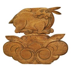 19th Century Chinese Rabbit Architectural Element