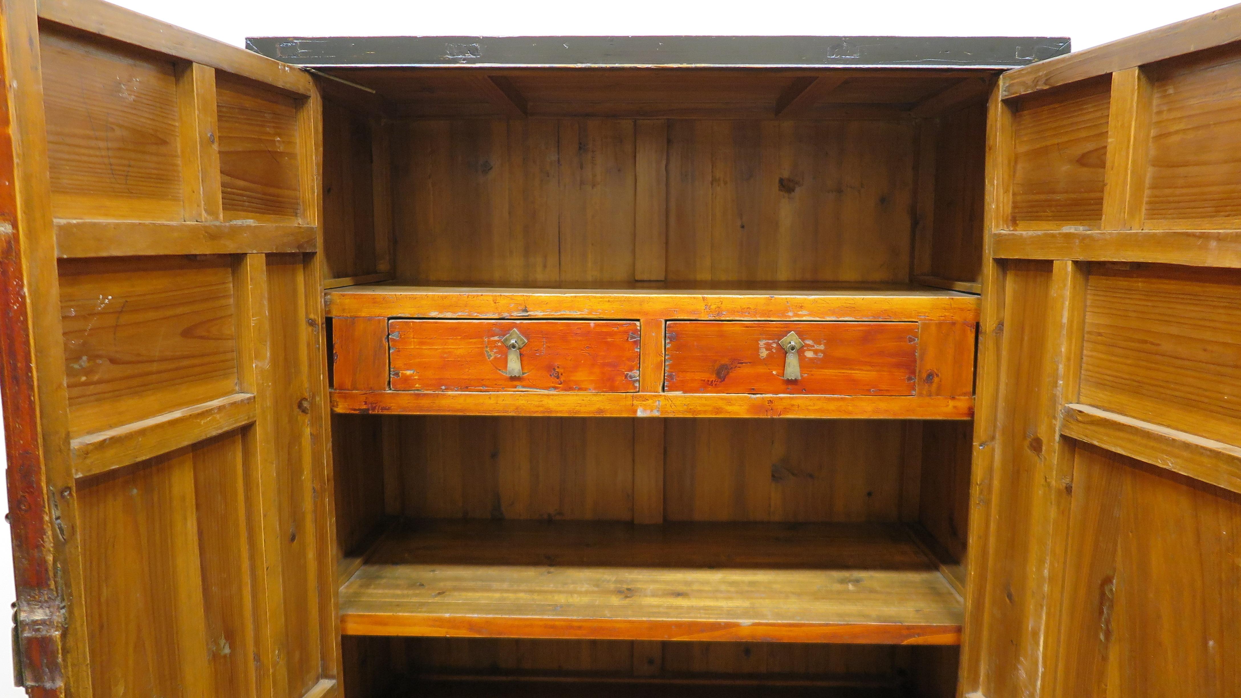 19th Century Chinese Raised Panel Cabinet For Sale 6