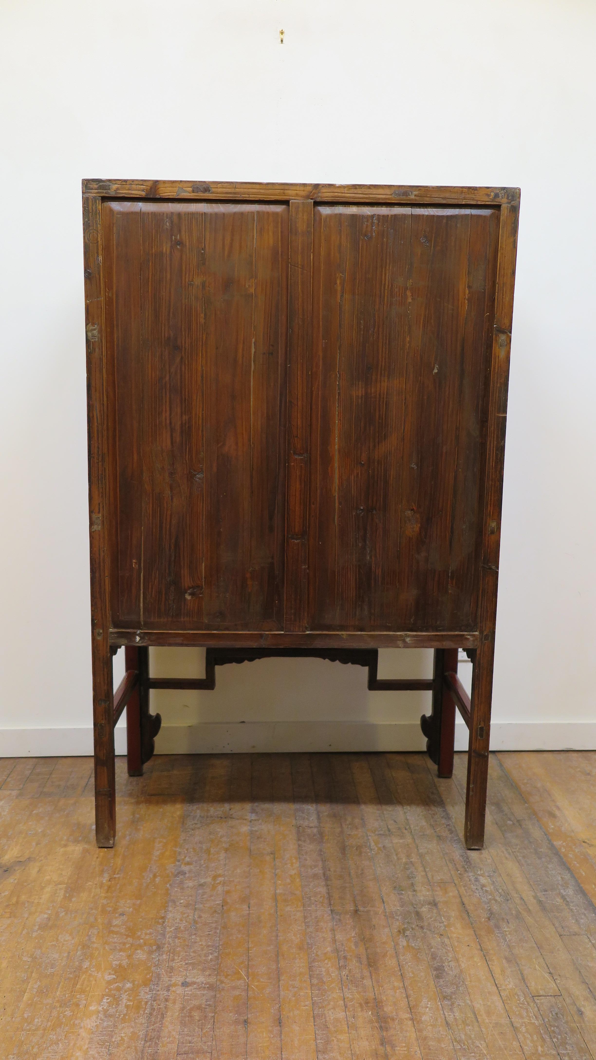 19th Century Chinese Raised Panel Cabinet For Sale 11