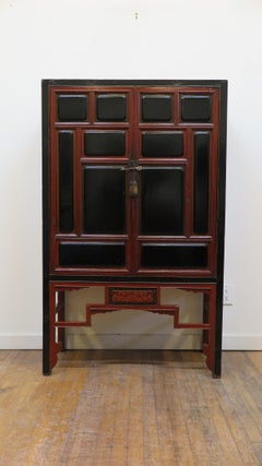 19th Century Chinese Raised Panel Cabinet