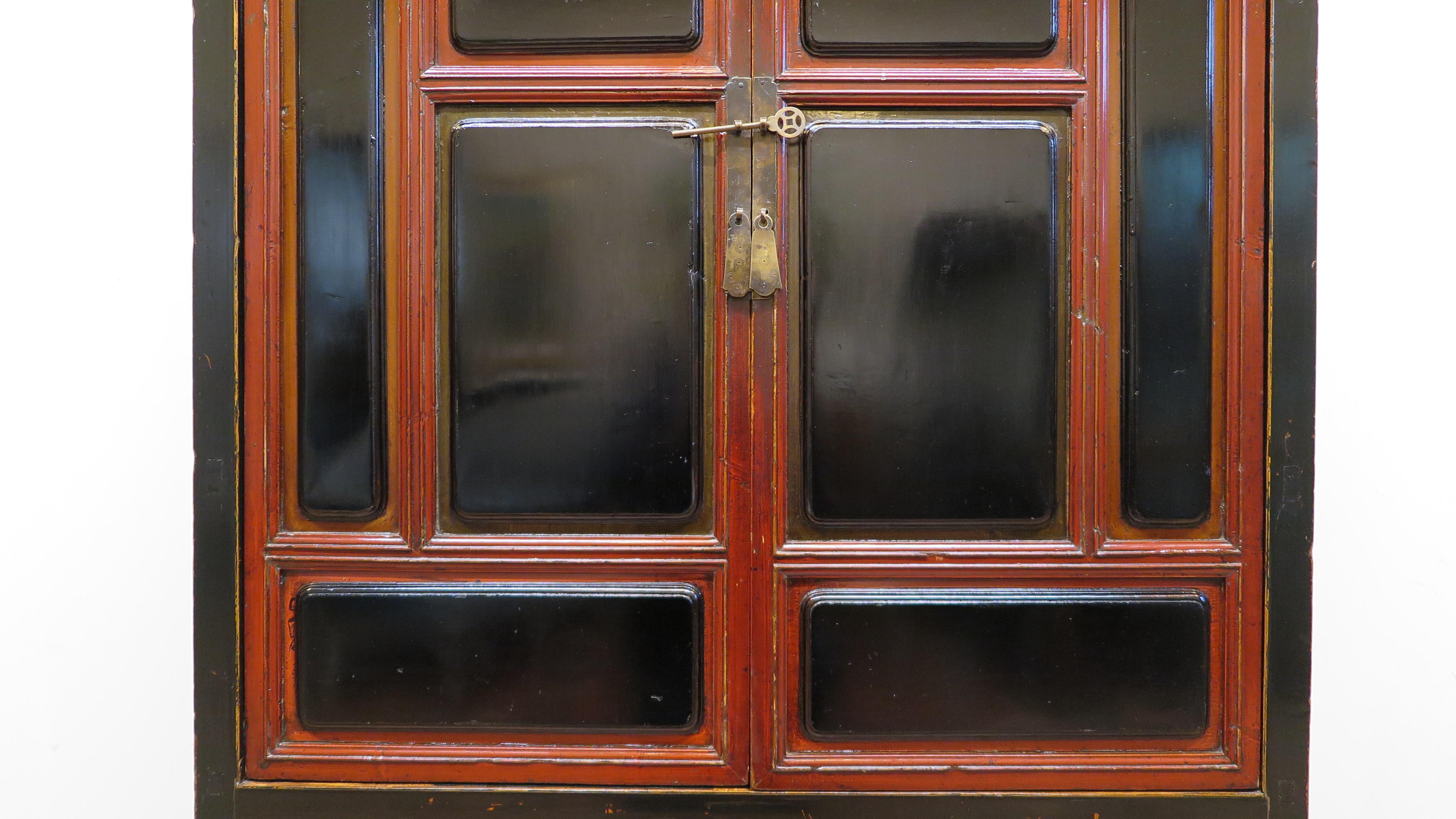 Late 19th Century 19th Century Chinese Raised Panel Cabinet For Sale