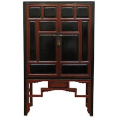 19th Century Chinese Raised Panel Cabinet