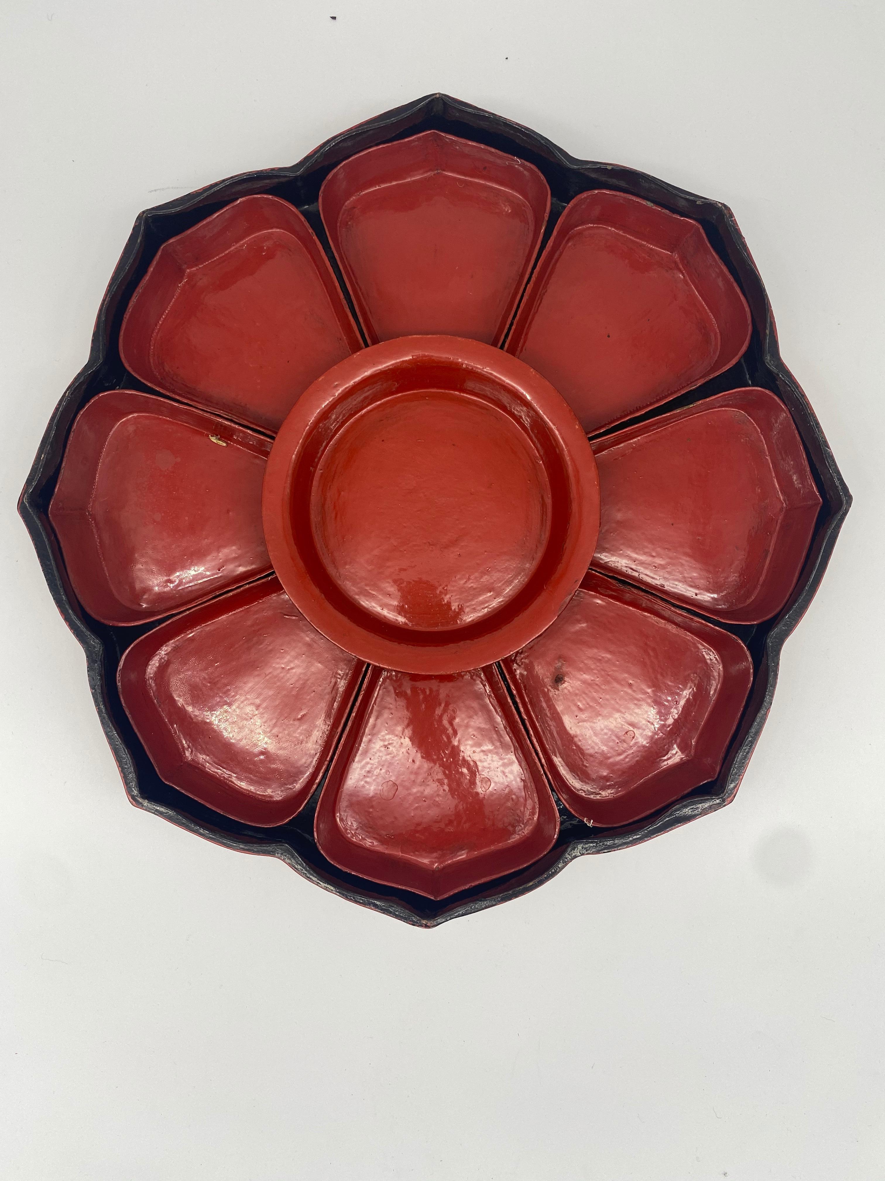 18th Century and Earlier Ming Dynasty Chinese Red Lacquer Box