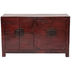 19th Century Chinese Red Lacquer Chest