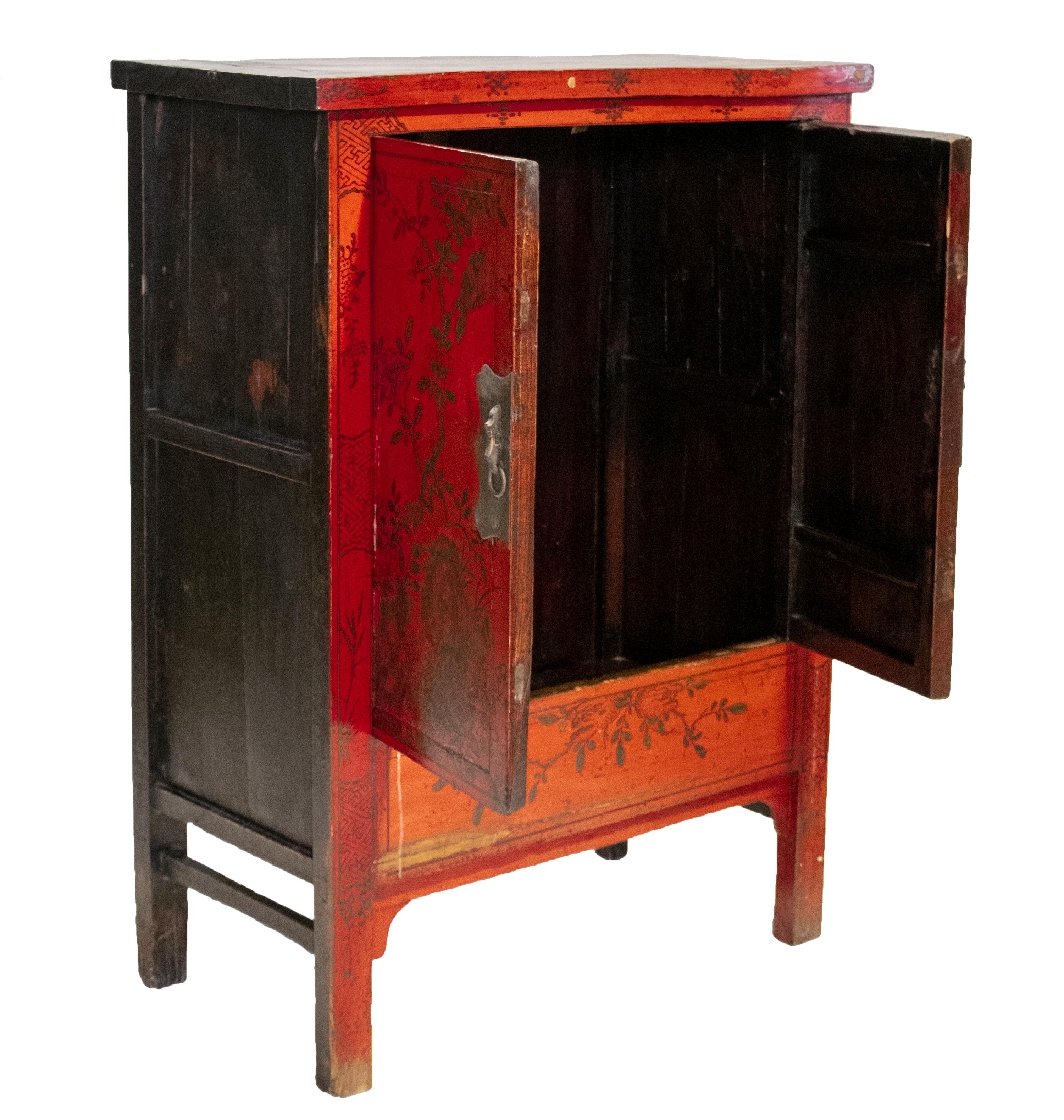 chinese painted cabinet