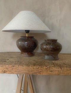 19th Century Chinese Rice Pot Table Lamp