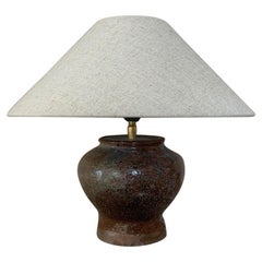 19th Century Chinese Rice Pot Table Lamp
