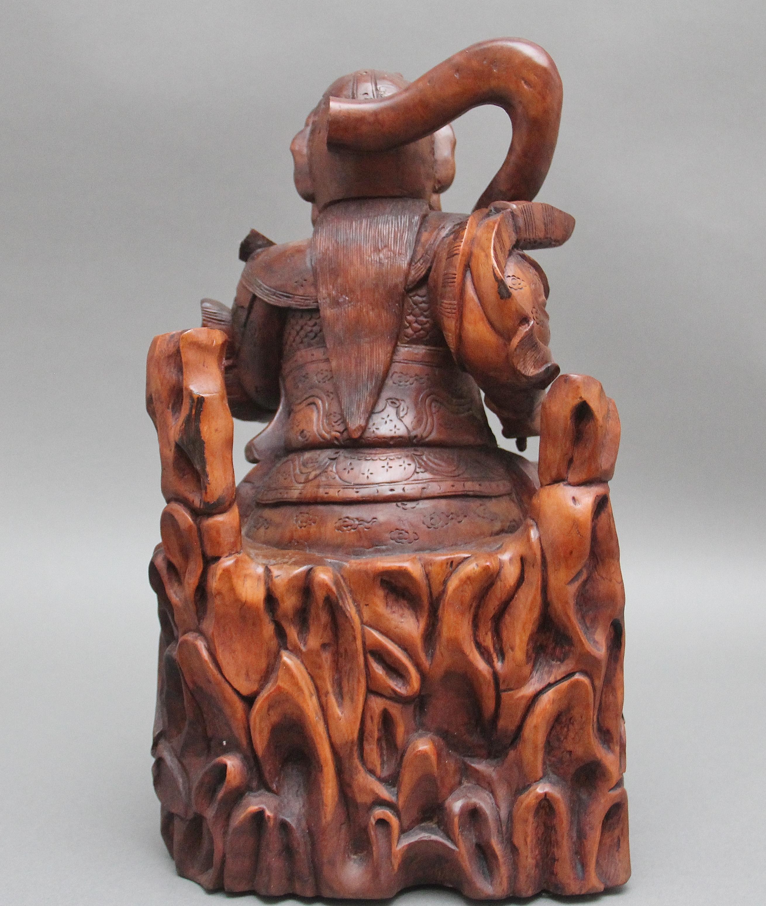 Late 19th Century 19th Century Chinese root carving For Sale