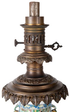 19th Century Chinese Rose Medallion Vase or Lamp