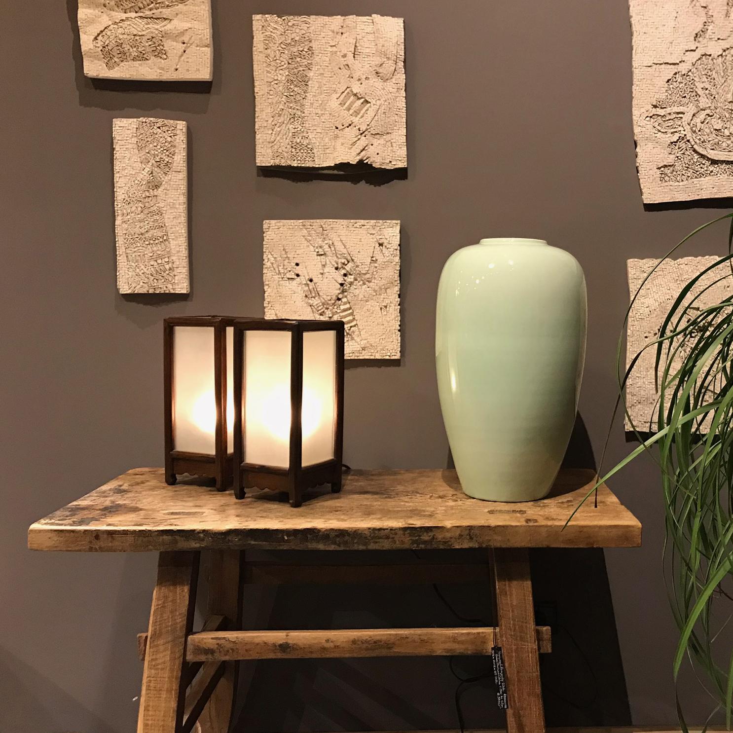 19th Century Chinese Rosewood Tabletop Lantern 1