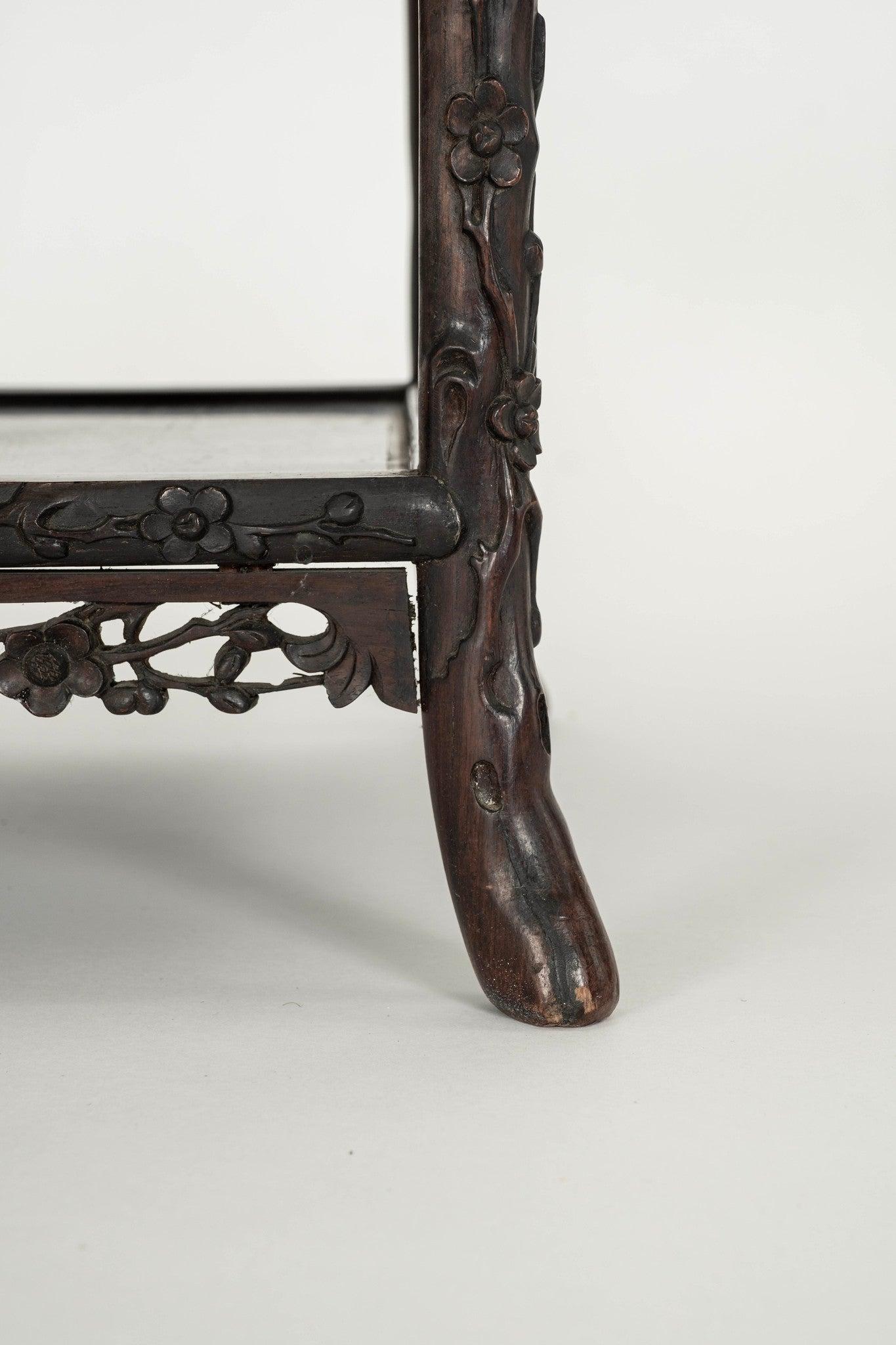 19th Century Chinese Rosewood Vitrine For Sale 10