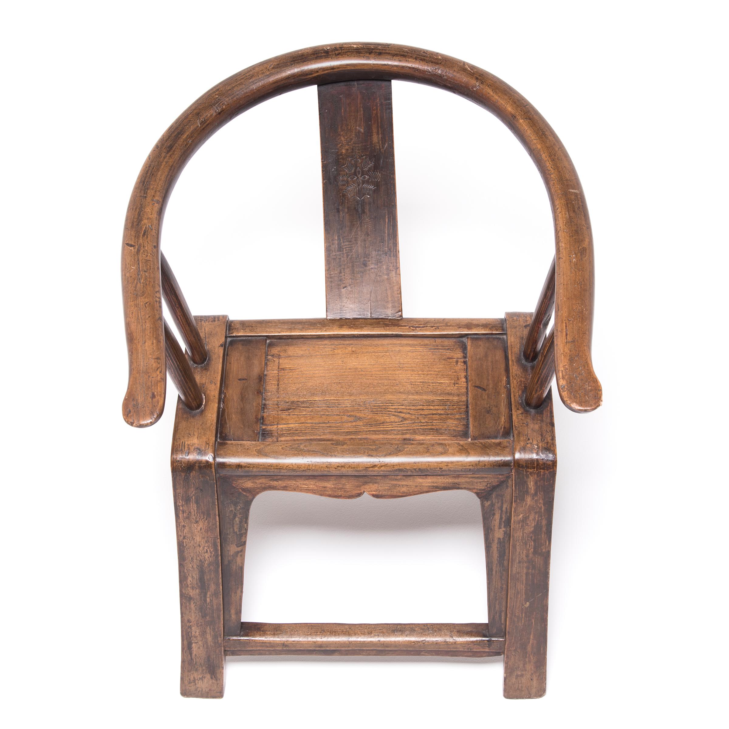 20th Century 19th Century Chinese Roundback Chair