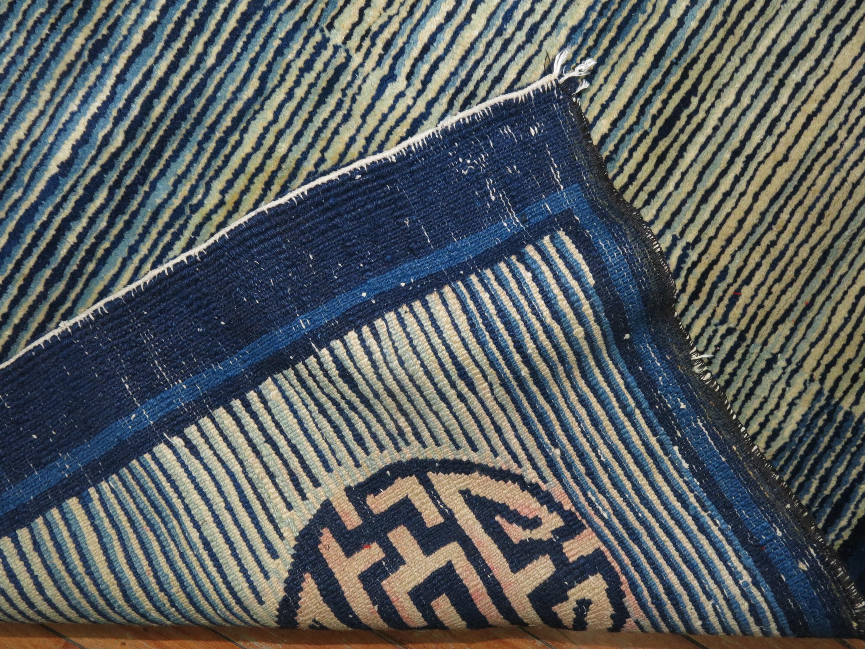 Chinesischer Teppich aus dem 19. Jahrhundert (Wolle) im Angebot