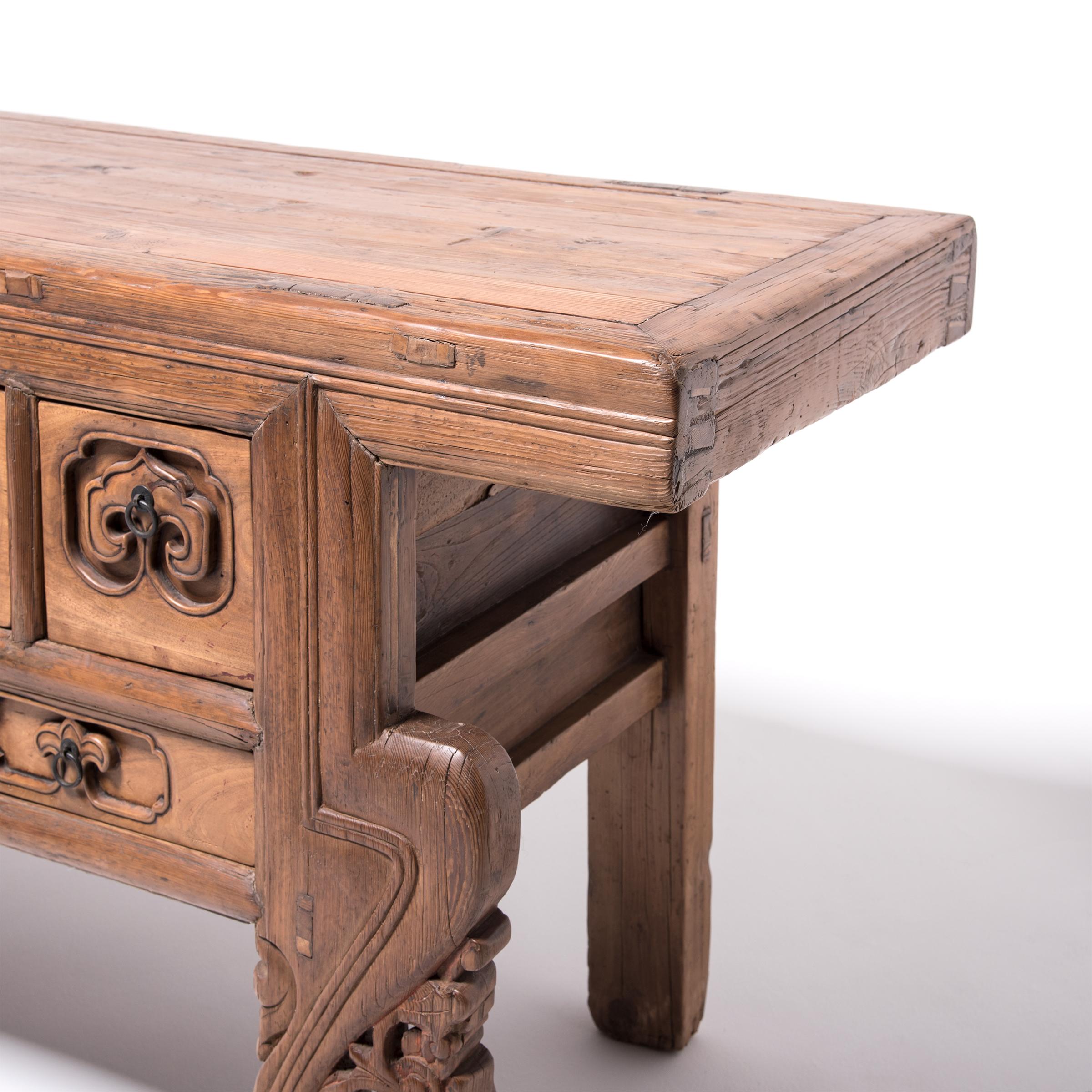 19th Century Chinese Ruyi Altar Coffer, c. 1850 For Sale