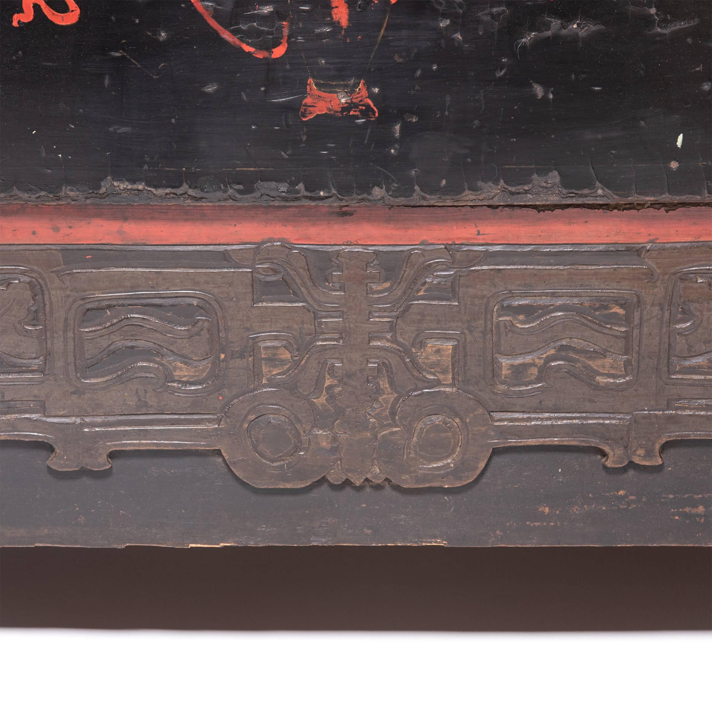 Chinese Painted Scholars' Cabinet, c. 1850 3