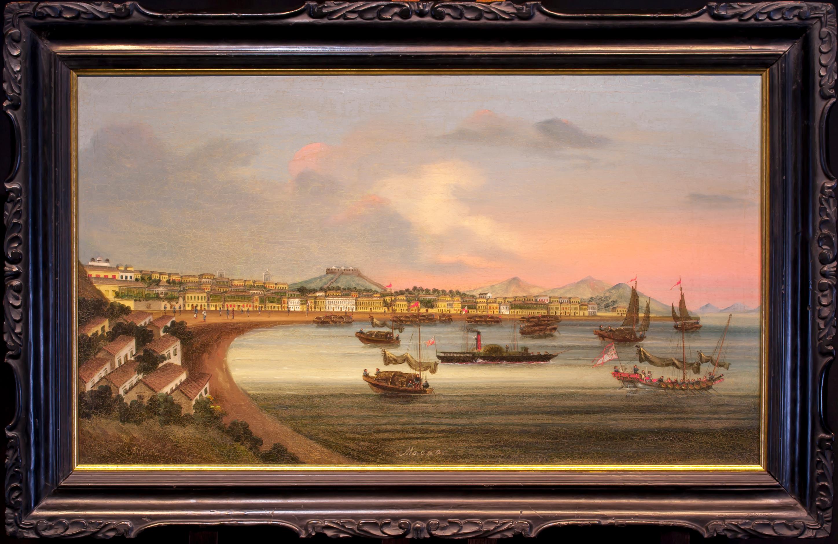 Macao - Autres styles artistiques Painting par 19th Century Chinese school