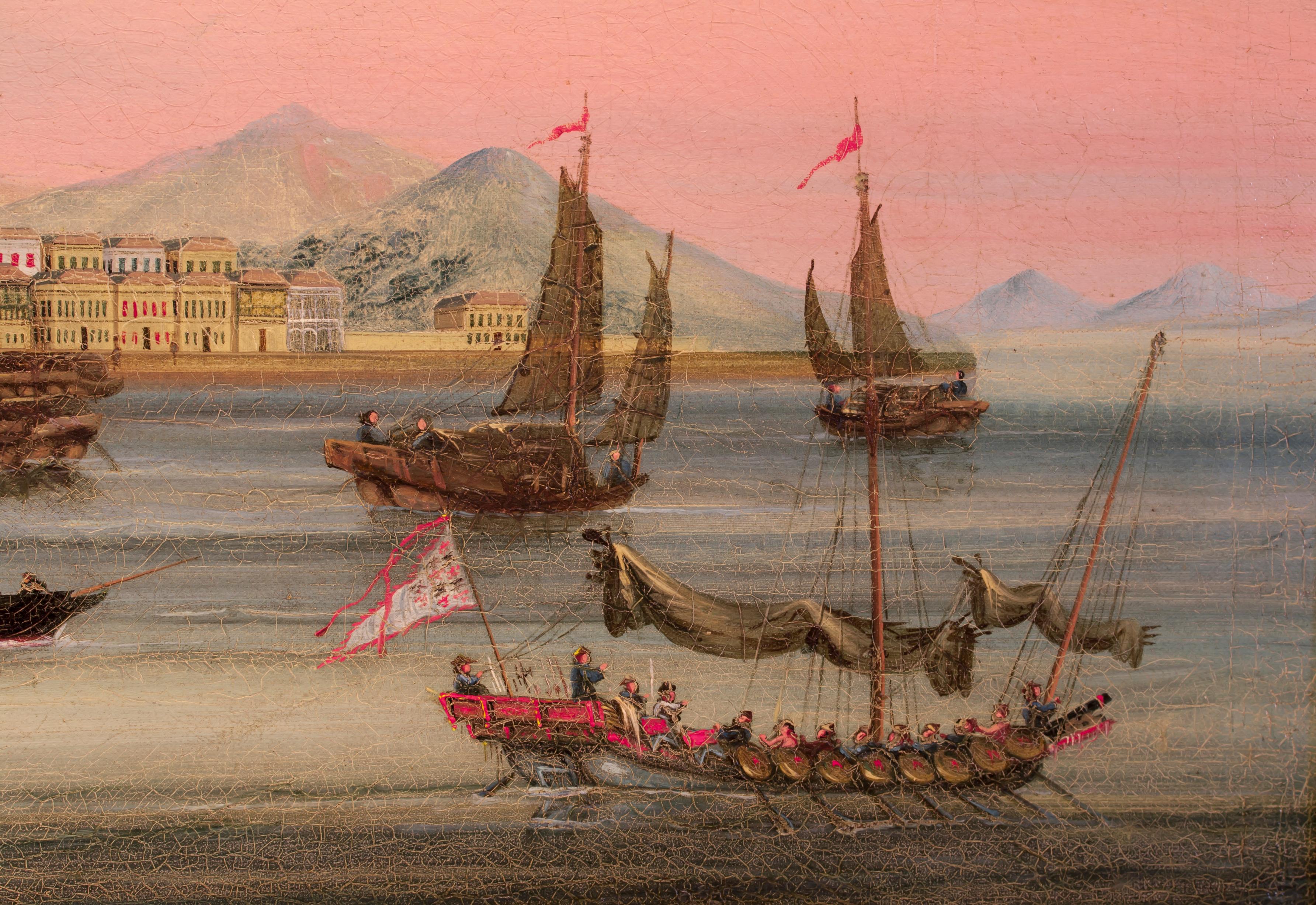 Die ältesten europäischen Gebäude in China befinden sich entlang des sichelförmig geschwungenen Ufers des Praya Grande, wo die portugiesischen Entdecker ihren Handelsstützpunkt mit einem ganzen Kontinent errichteten und befestigten. Als sie 1553