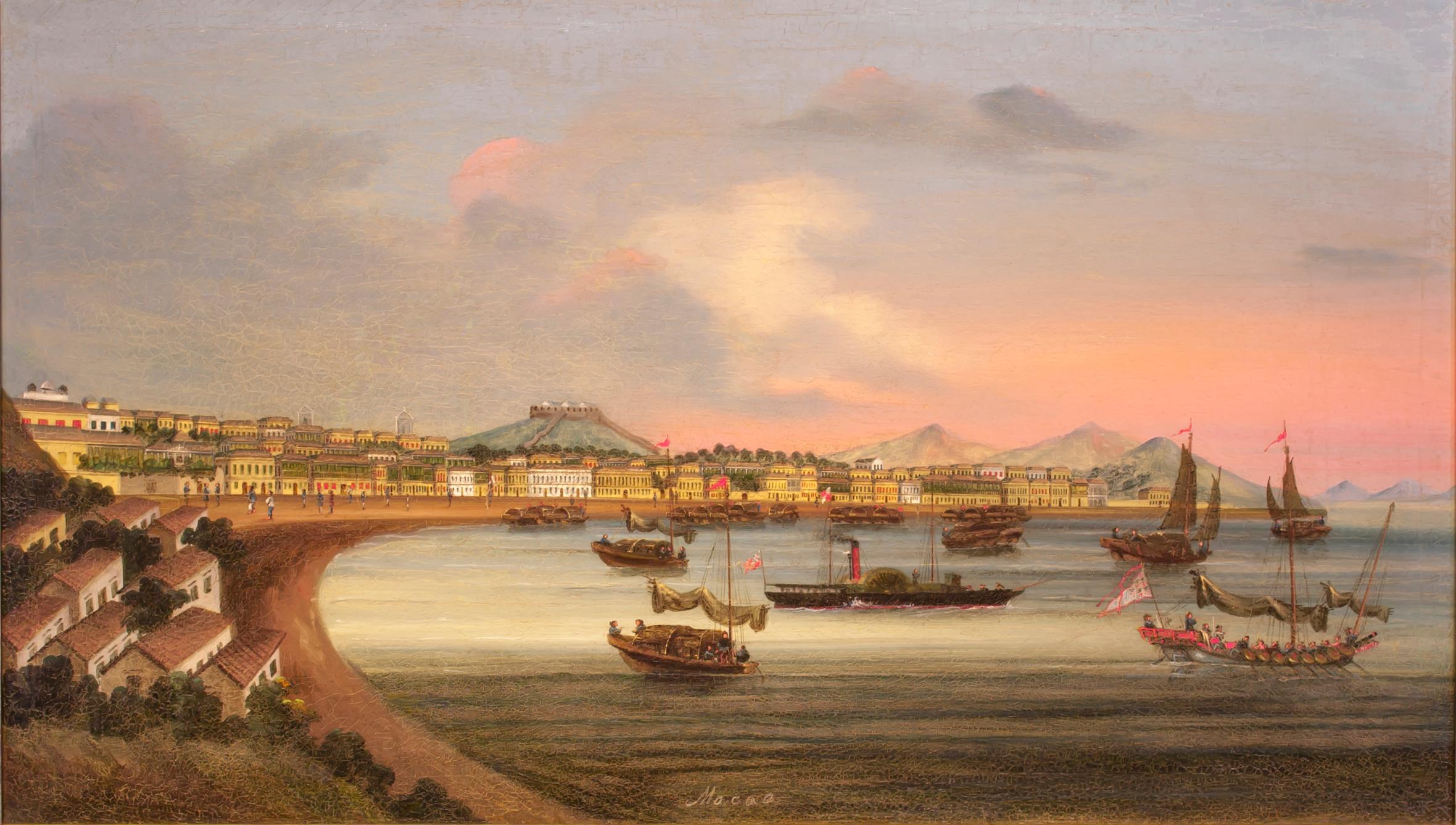 Macao - Painting by 19th Century Chinese school