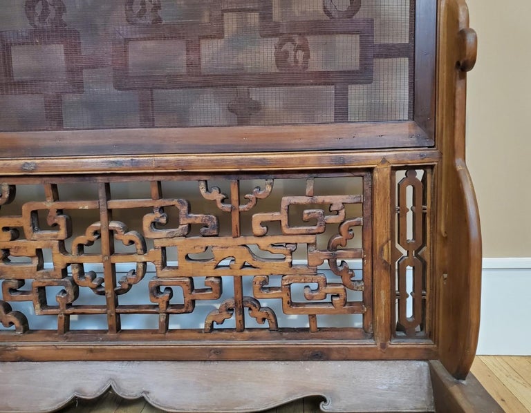 Qing 19th Century Chinese Screen For Sale