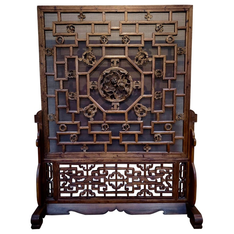 19th Century Chinese Screen For Sale