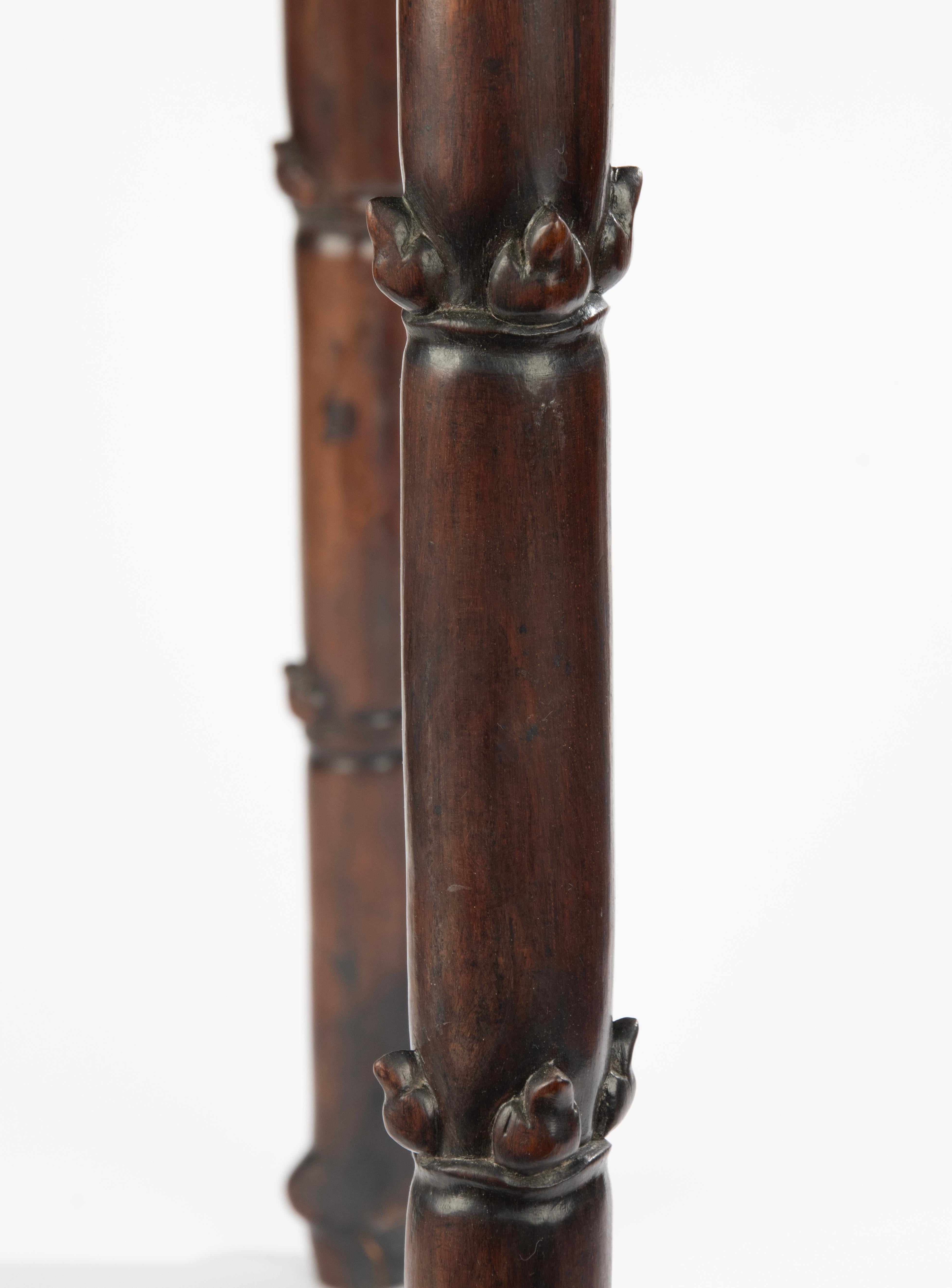 19th Century Chinese Side Table - Carved Hongmu For Sale 7