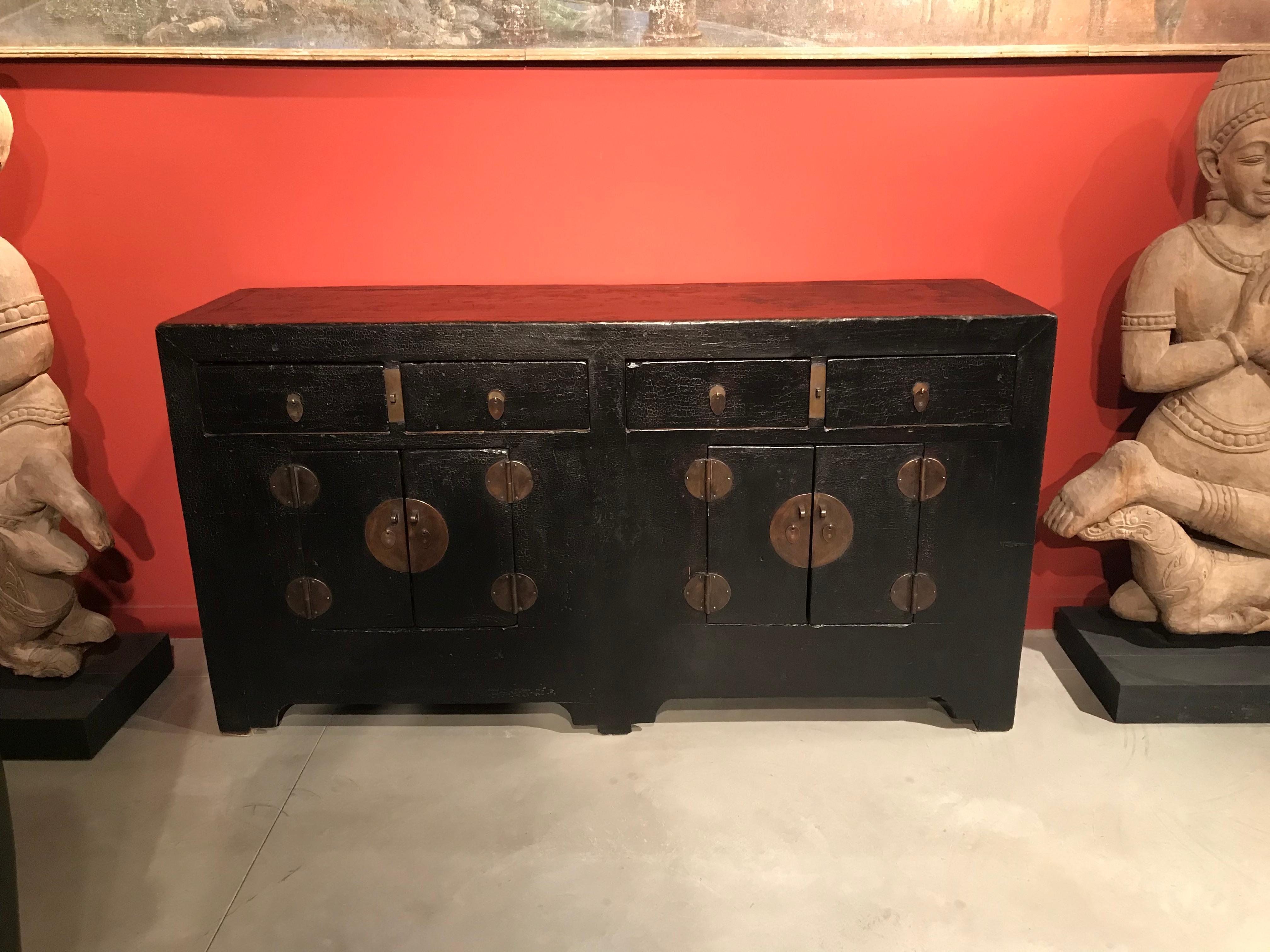 antique asian sideboard