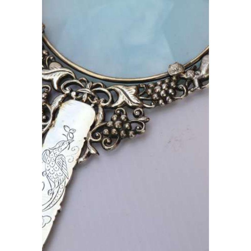 19th Century Chinese Silver and Jade Magnifying Glass, circa 1880 For Sale 7