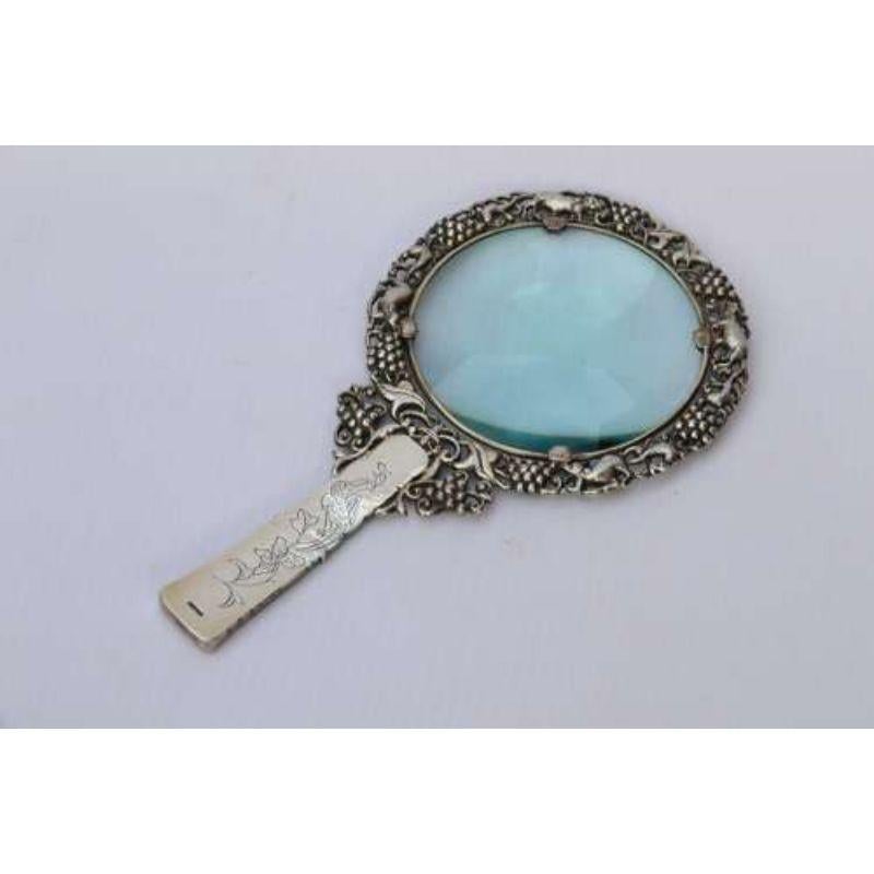 19th Century Chinese Silver and Jade Magnifying Glass, circa 1880 For Sale 8