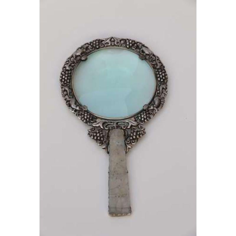 19th Century Chinese Silver and Jade Magnifying Glass, circa 1880 For Sale 9